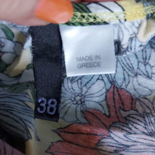 H&M Devided Γυναικείο Τοπ Τύπου Ποτηράκι Κατάσταση Σαν Καινούργιο, Πολύχρωμο Βισκόζη και Οργανικό Βαμβάκι