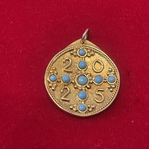 Silver 925 gold-plated pendant