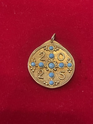 Silver 925 gold-plated pendant