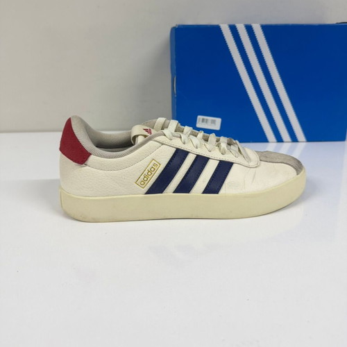 Adidas VL Court 3.0 sports shoes used, size 38, white and gray