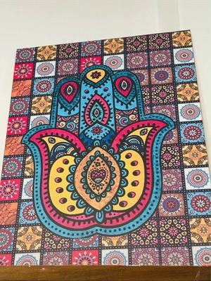 Wooden frame from Morocco like new