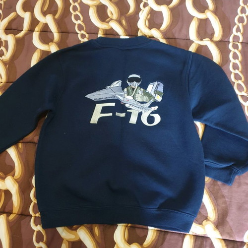 F16 Παιδικό φούτερ Πολεμική Αεροπορία σαν καινούργιο, μπλε