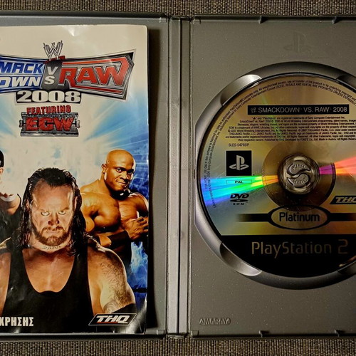 SmackDown VS Raw 2008 PS2 used, Greek edition