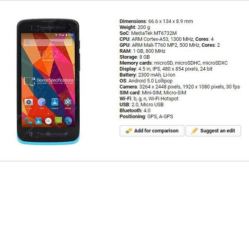 Elephone G2 phone used for spare parts