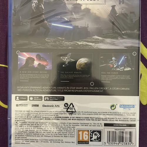 Star Wars Jedi Fallen Order PlayStation 5 game new
