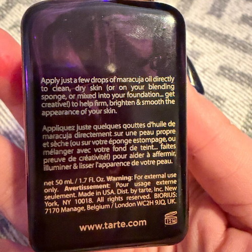 Tarte Maracuja Oil 50ml like new