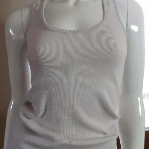 Sports Style Blouse like new, elastic, one size, black and beige