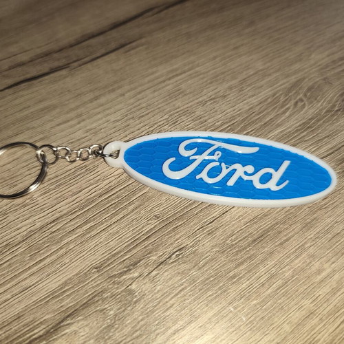 Ford 3D Printed Keychain new