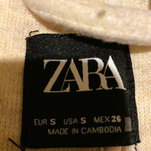 Zara beige coat like new, size M