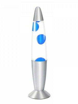 Διακοσμητικό φωτιστικό Lava Lamp 25W μπλε καινούργιο