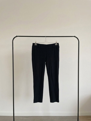 Μαύρο ελαστικό παντελόνι treggings σε μέγεθος L