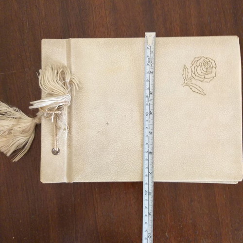 Wedding photo album used, 1960s