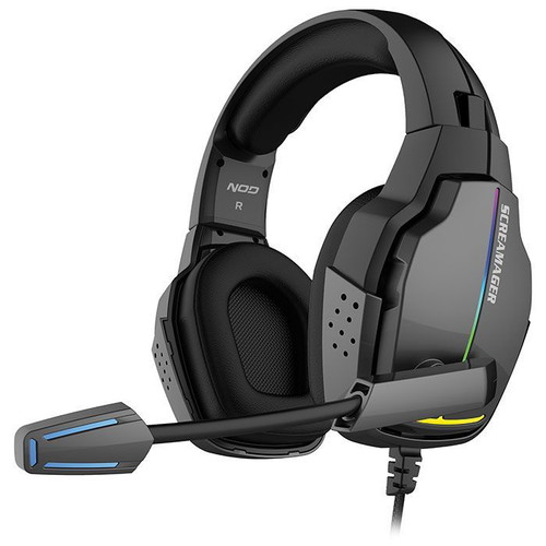 NOD SCREAMAGER gaming headset καινούργιο με RGB LED φωτισμό