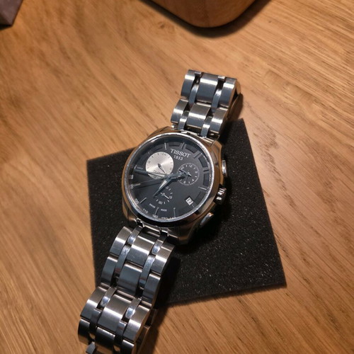 Tissot Couturier GMT Black Dial ρολόι σαν καινούργιο