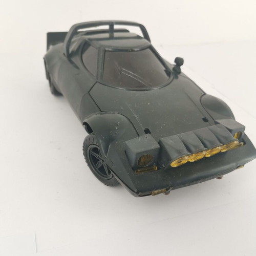Children's toy car used, celluloid, Greek 1980
