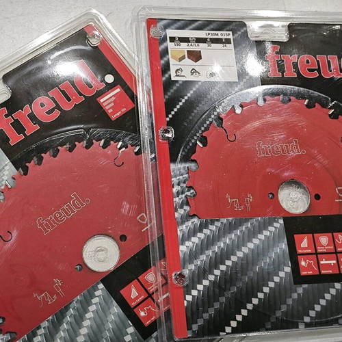 Freud 190mm authentic saw blades like new for solid wood and melamine