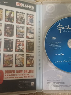 Lara Croft Tomb Raider PC DVD ROM like new