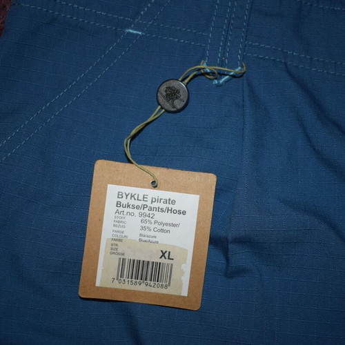 Bergans Bykle Pirate Bukse men's shorts new, size XL, blue