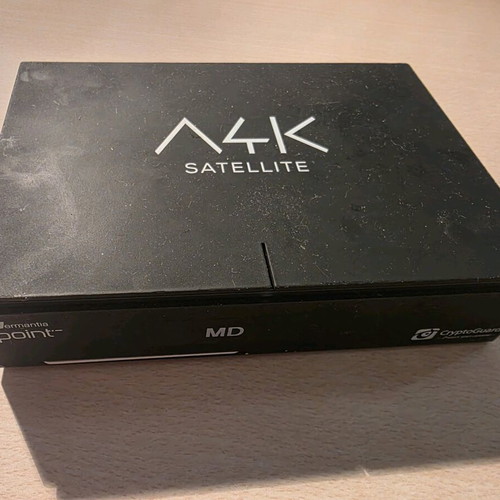 Amiko A4K SAT CG satellite receiver used, 4K Ultra HD & Android
