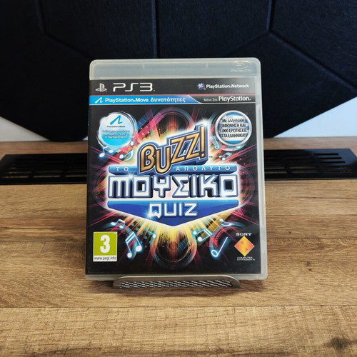 Buzz Music Quiz PS3 game like new