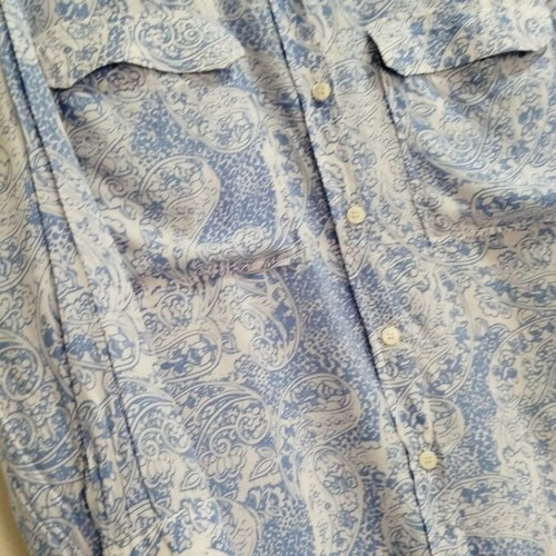 Zara women's shirt like new, white and blue, size L