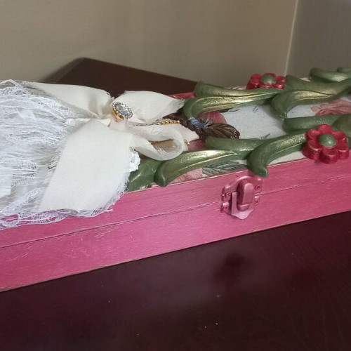 Handmade candle new 30×4 cm with decorative box 43×9×5 cm