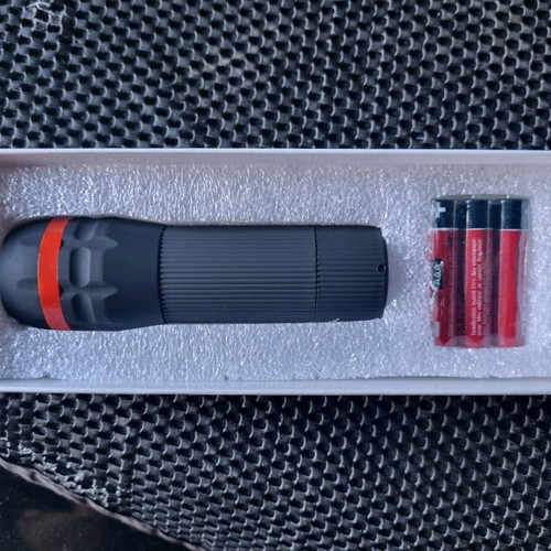 Led flashlight new with batteries in box