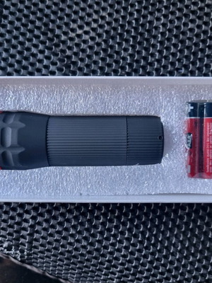Led flashlight new with batteries in box