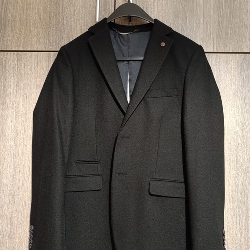 Monte Napoleone men's black jacket like new size 48