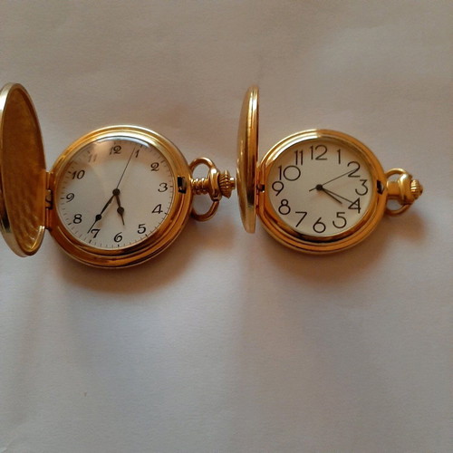 Pocket watches used, set of 2 collectible