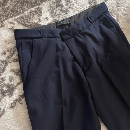 Zara straight-leg pants, blue, size S