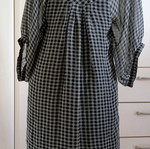 Zara dress medium like new, black and white with transparent sleeves