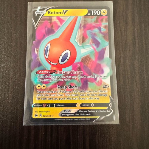 Rotom V CRZ used