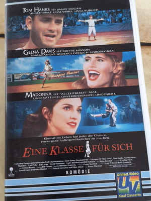 A League of Their Own VHS σαν καινούργιο γερμανική έκδοση