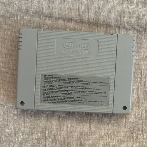 Beauty and the Beast Super Nintendo SNES game used, rare English edition