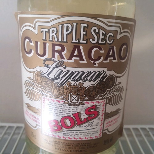 Triple Sec Curaçao Bols liqueur 39% 75cl new, sealed