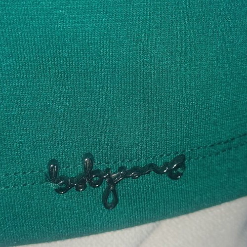 B.Younq green fitted midi skirt large used