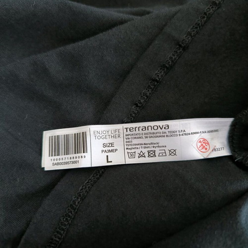 Black women's blouse with transparency new, size L