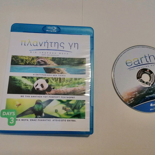 Planet Earth One Amazing Day Blu-ray used, unscathed