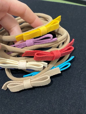 Κορδέλες βρεφικές με φιόγκο σε διαφορά χρώματα 6χ καινούργιες