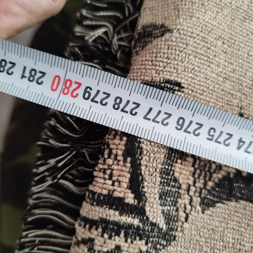 Set of 2 large black throws like new