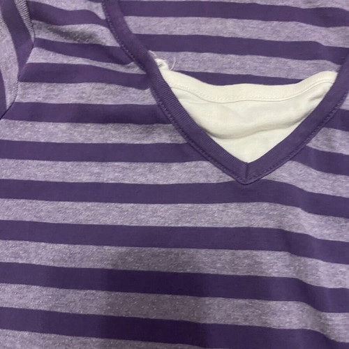 Vintage shirt with purple stripes