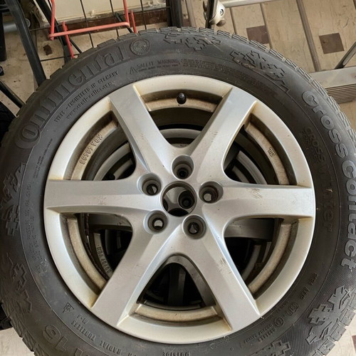Borbet rims used 6Jx16 5x110 for Opel with Continental winter tires 195/70/16