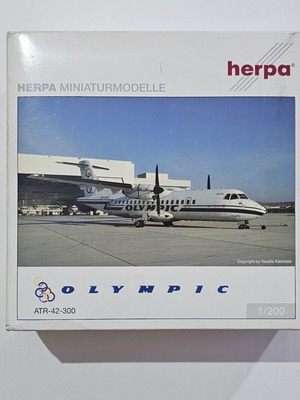 Herpa Olympic Airlines ATR-42-300 μοντέλο 1:200 σαν καινούργιο με κουτί