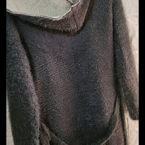 Cardigan jacket with hood like new, soft texture, size M