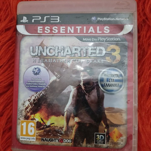 Uncharted 3 Playstation 3 used without manual