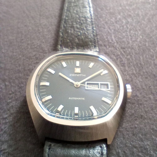 Zenith Surf Automatic men's watch like new, blue and silver