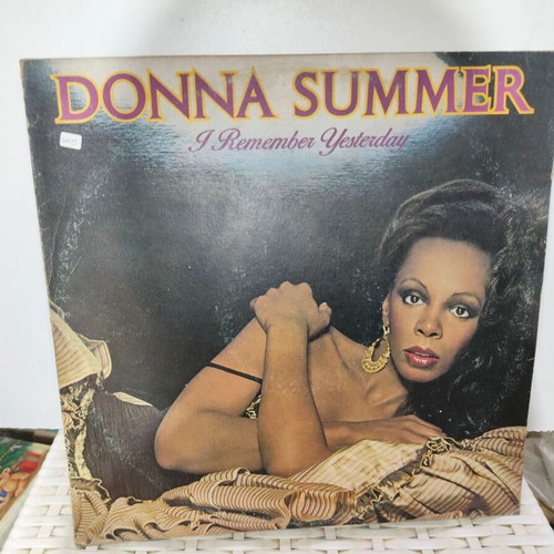 Donna Summer I Remember Yesterday vinyl record used, pop