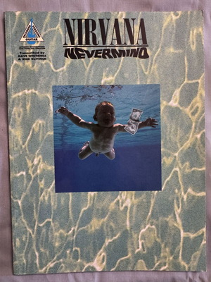 Nirvana Nevermind βιβλίο τραγουδιών σαν καινούργιο, ελληνικά