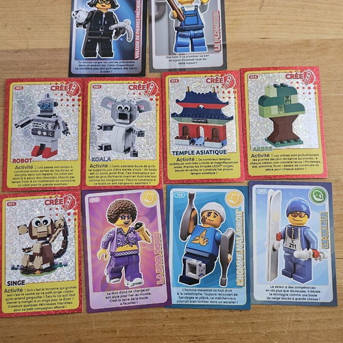 LEGO cards new, pack of 10 pieces